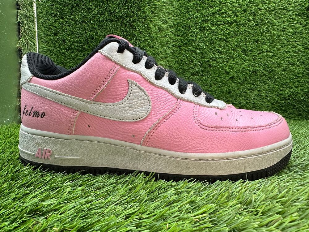 Nike Air Force 1 D07417-991 Athletic Sneaker Women's 8 Pink Leather Gym Workout